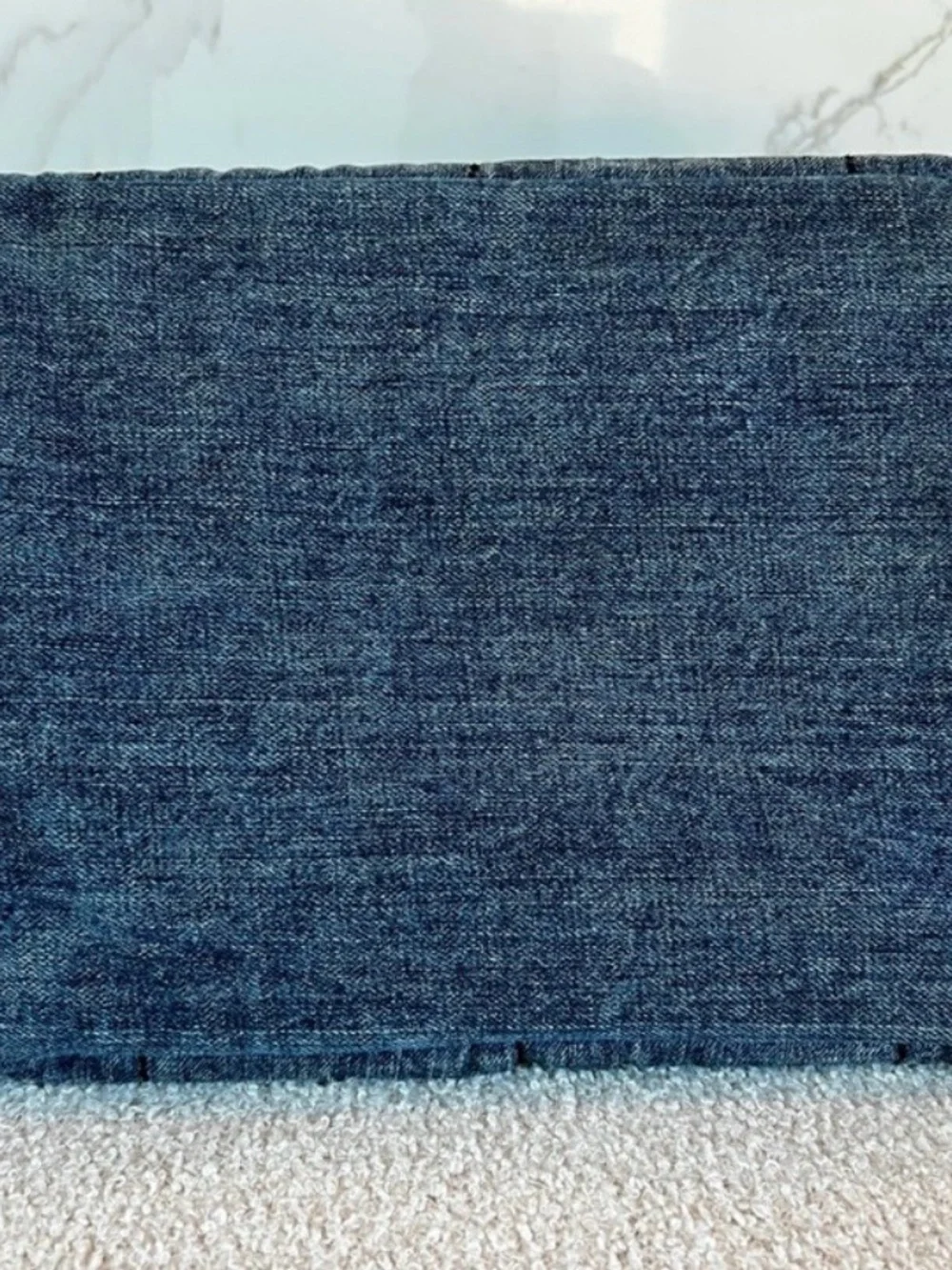 Prada denim tote